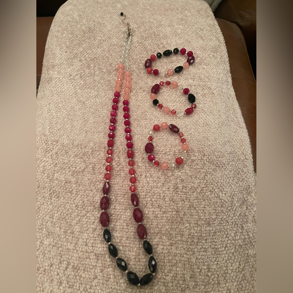 WHBM Necklace and Bracelets